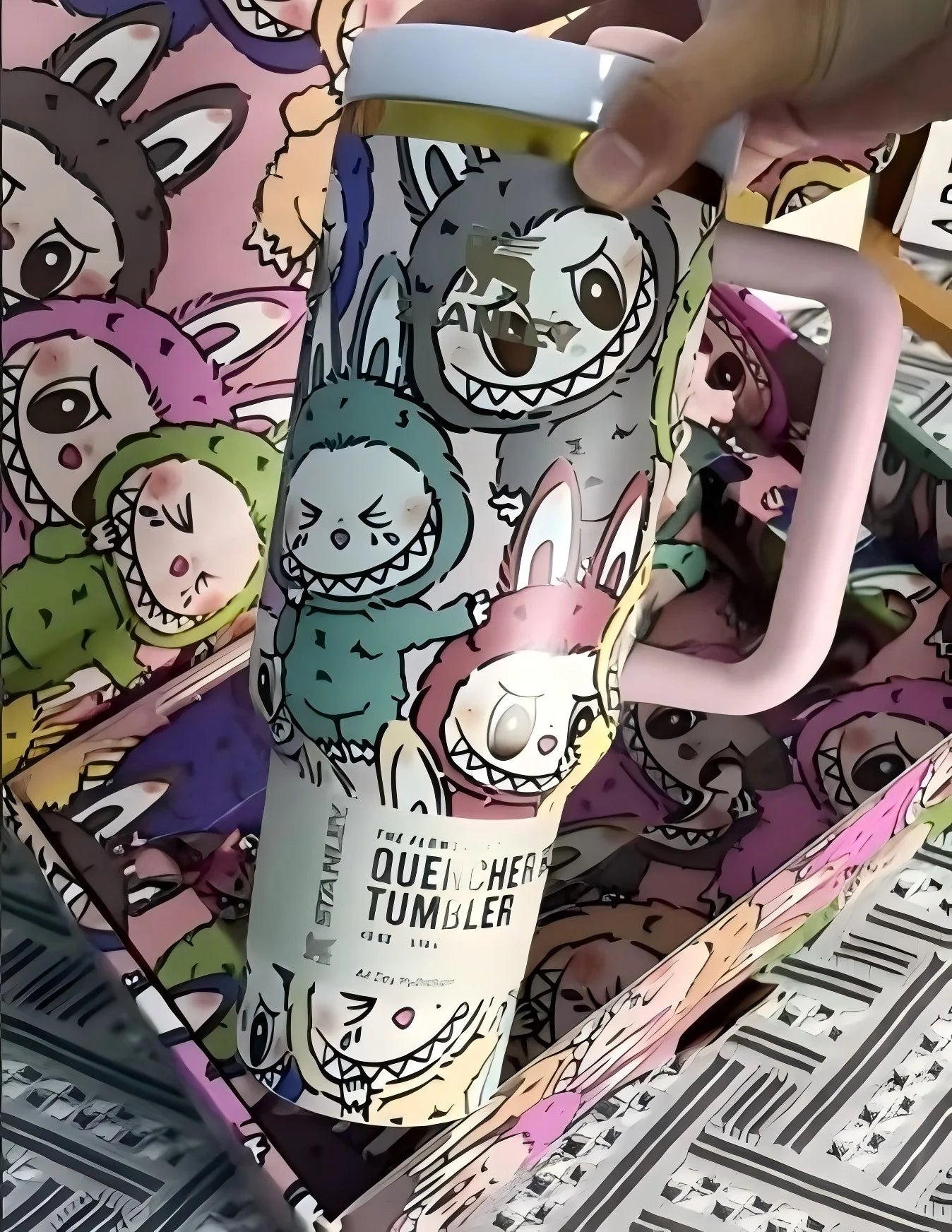 Labubu Stanley In-Car Insulated Cup TERMOSHANE