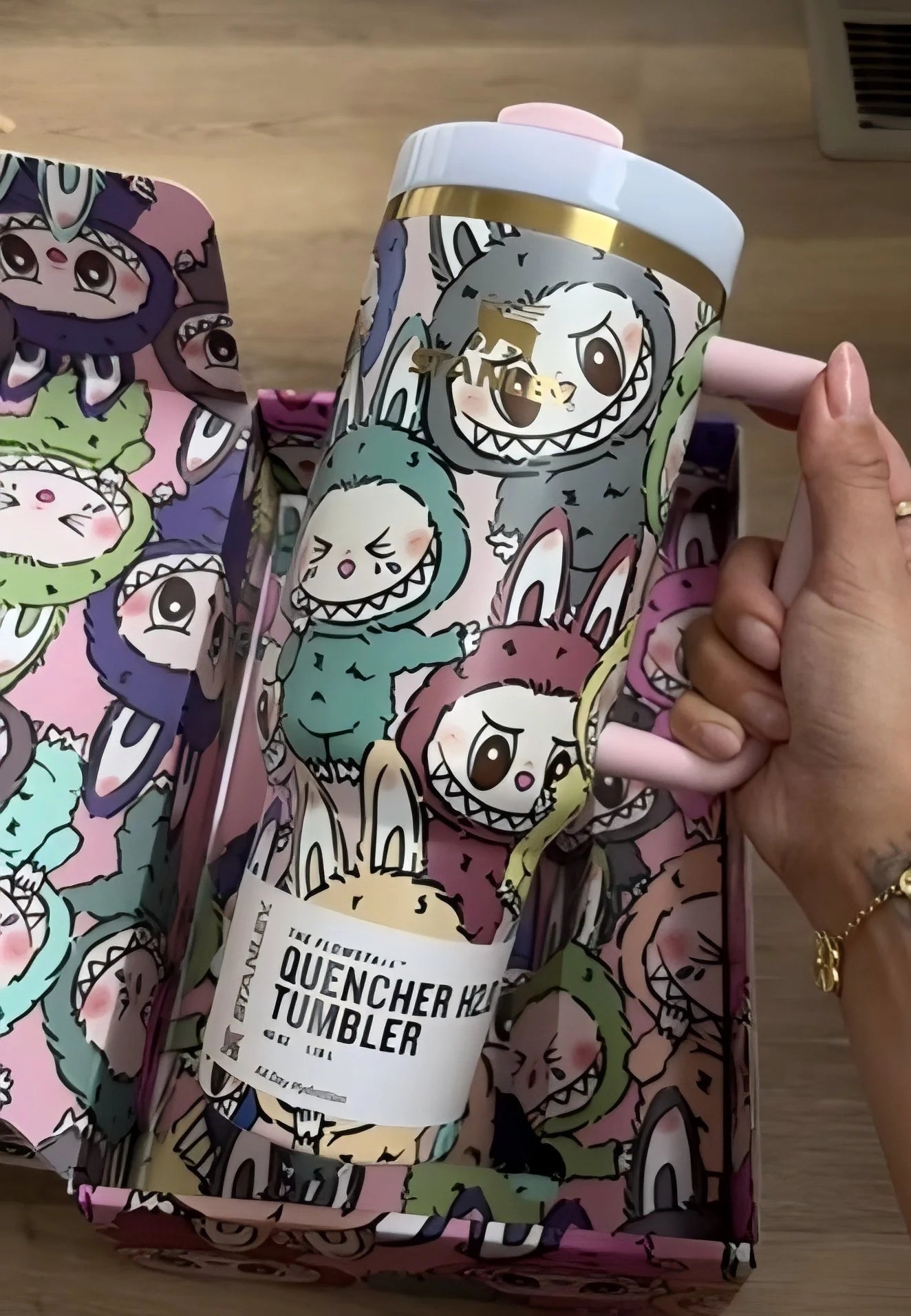 Labubu Stanley In-Car Insulated Cup TERMOSHANE