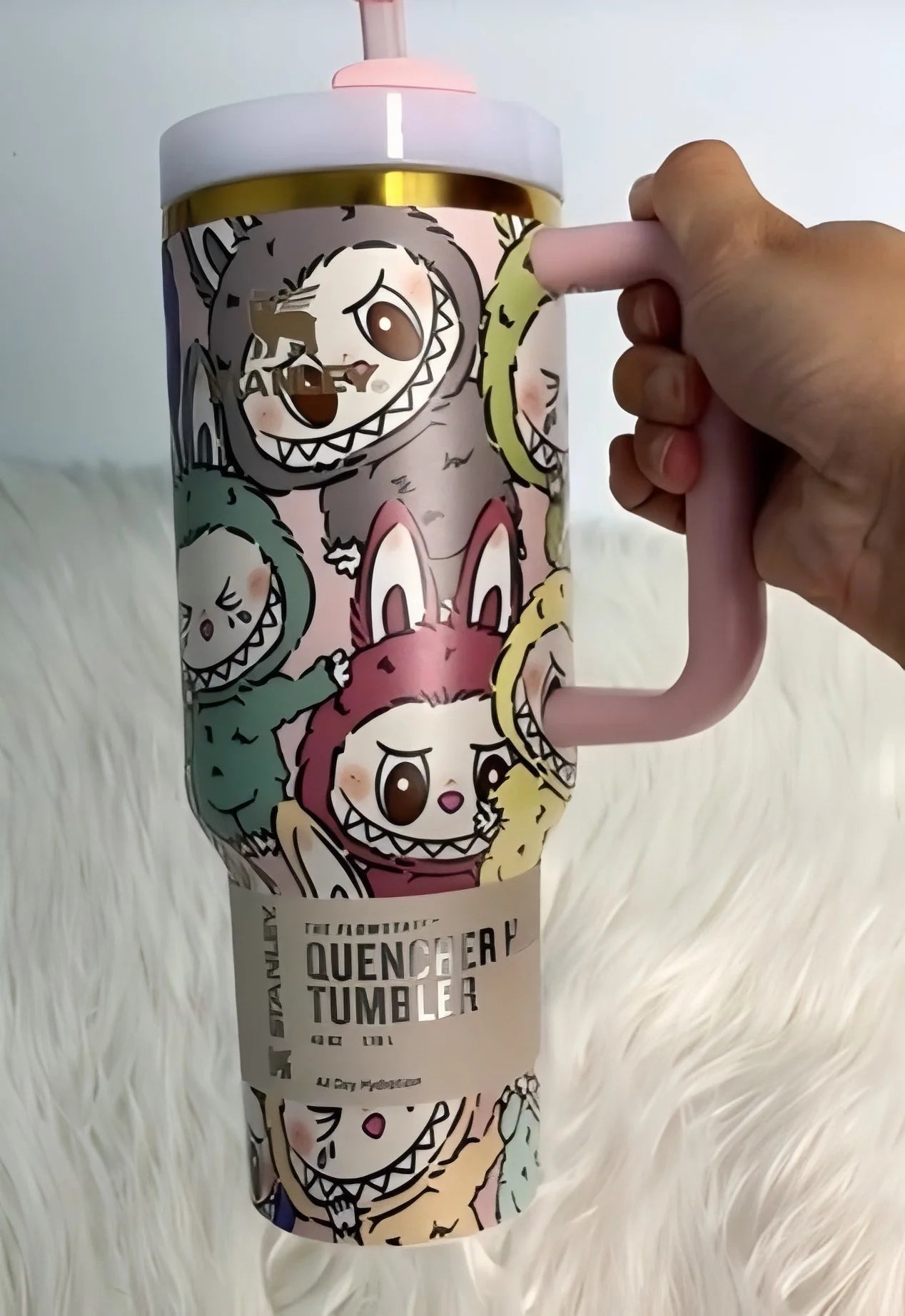 Labubu Stanley In-Car Insulated Cup TERMOSHANE