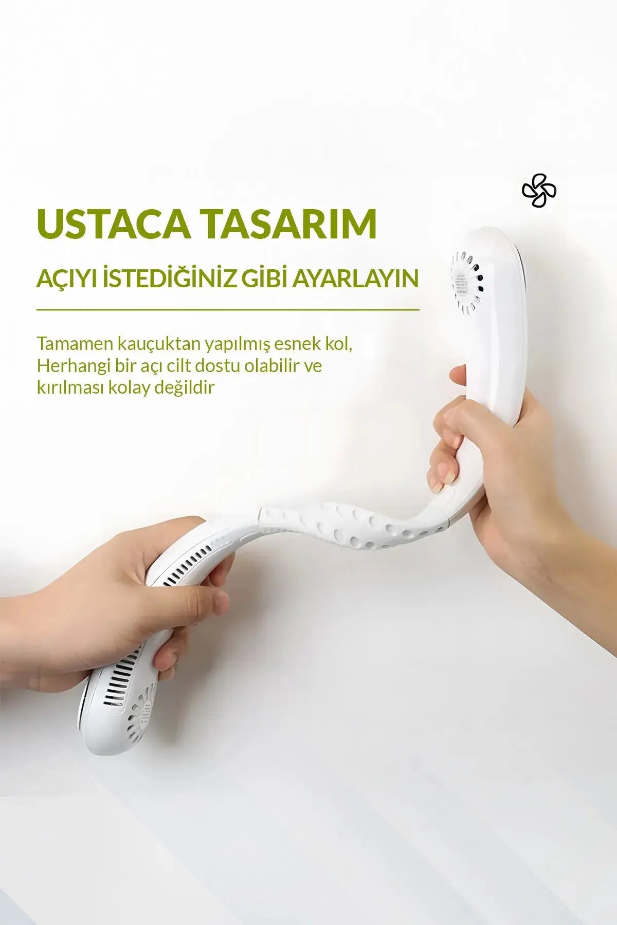 Akıllı Boyun Fanı 3 Hız Kademeli Serinletici Vantilatör