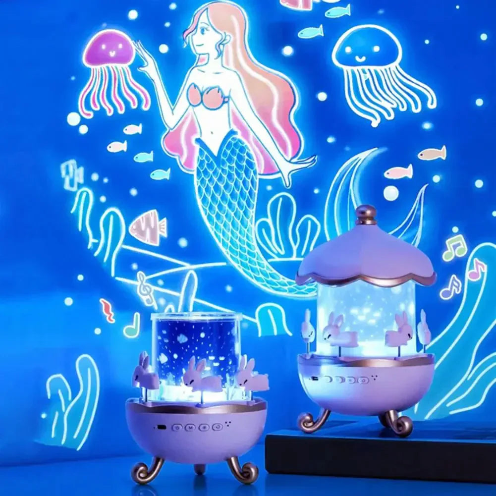 Bunny Carousel Projector Night Light