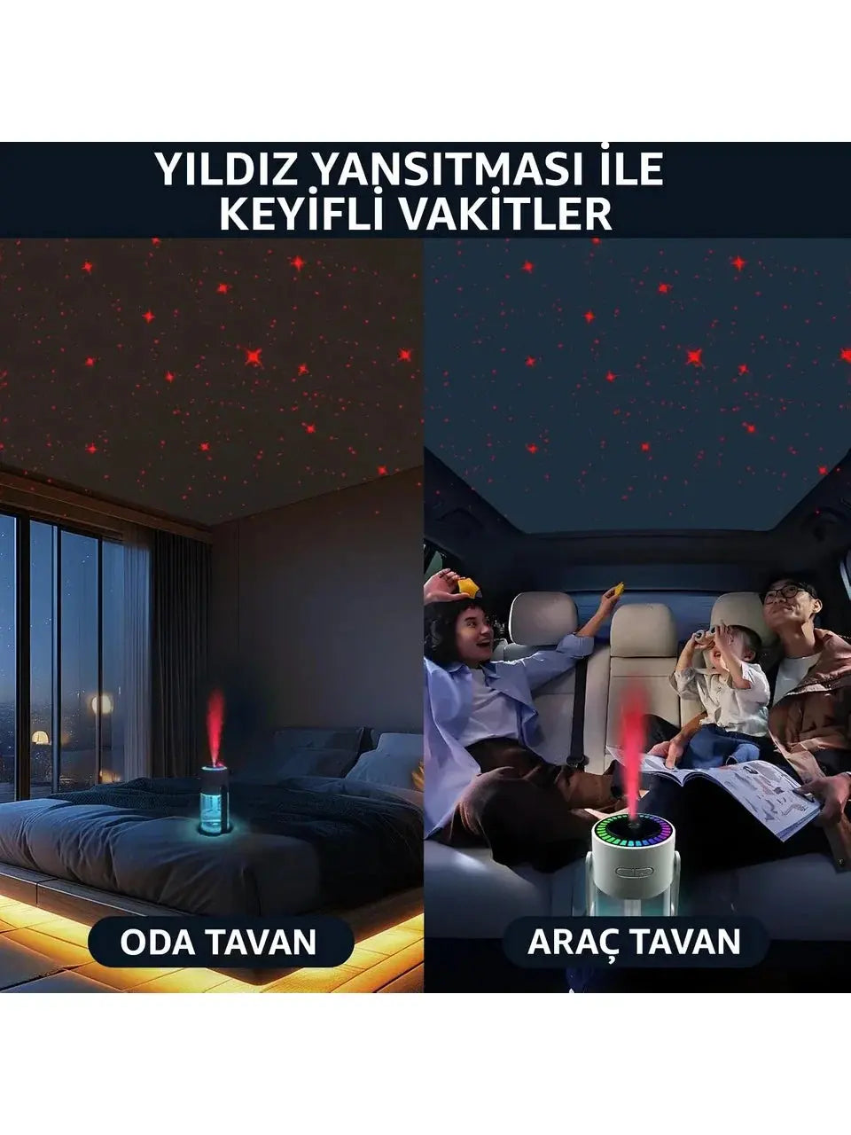 Yıldız Projektör Hava Nemlendirici