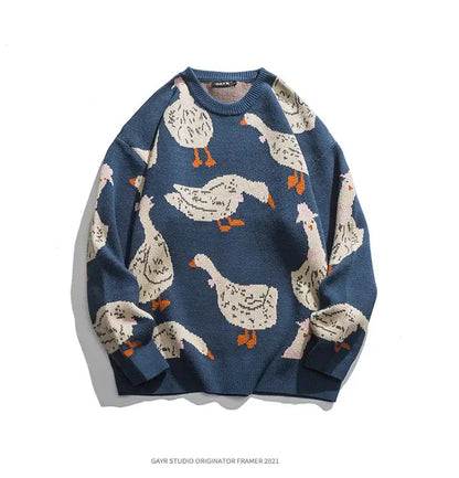 Harajaku Duck Örme Kazak