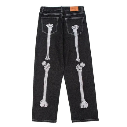 Gifthane İskelet Kemik Unisex Pantolon