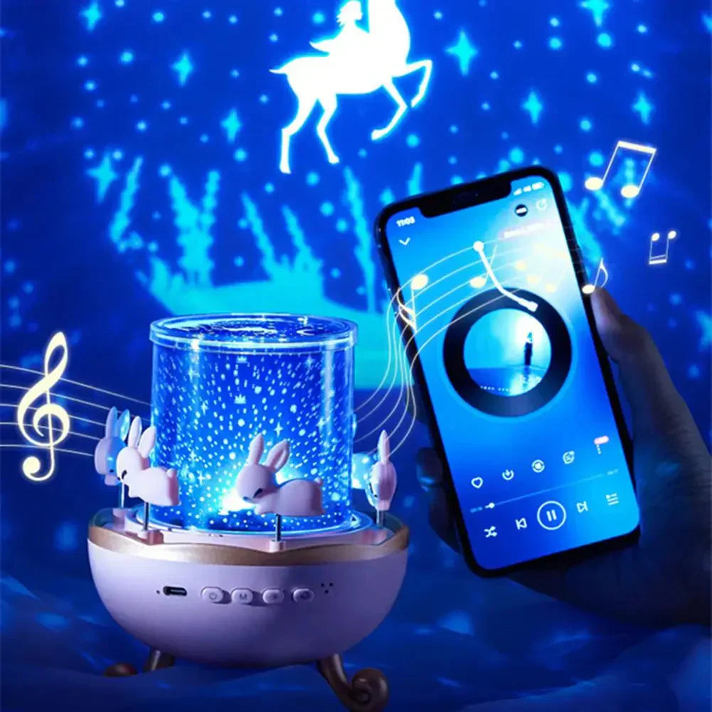 Bunny Carousel Projector Night Light