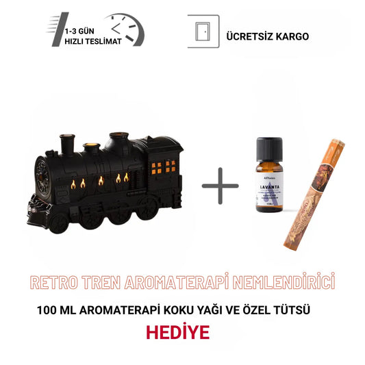 Retro Tren Aromaterapi Nemlendirici