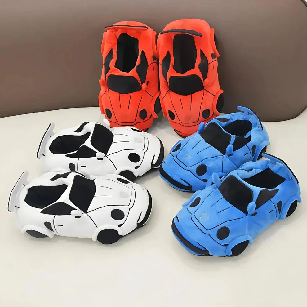 Car Plush Slippers