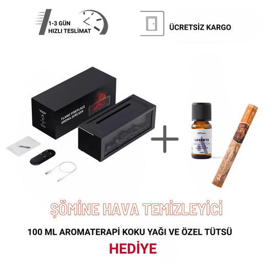 Mini Şömine Difüzörü Gifthane