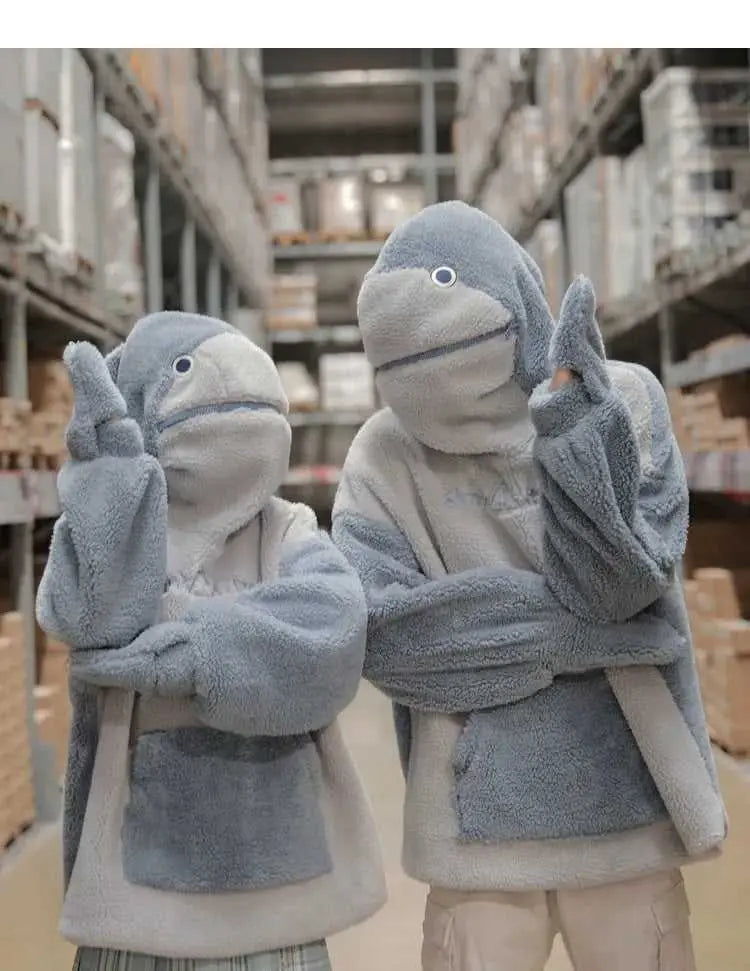 Shark Giyilebilir Battaniye Shark hoodie