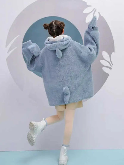 Shark Giyilebilir Battaniye Shark hoodie