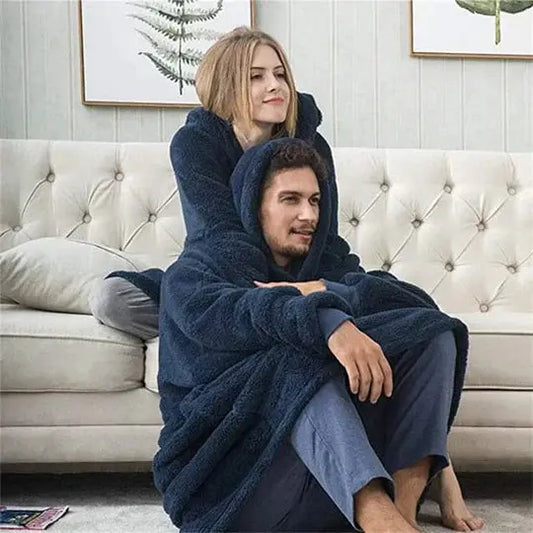 Giyilebilir Battaniye - uyku tulumu hoodie