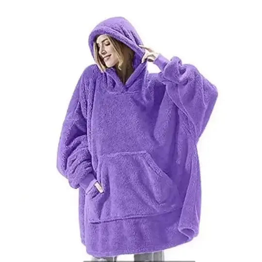 Giyilebilir Battaniye - uyku tulumu hoodie