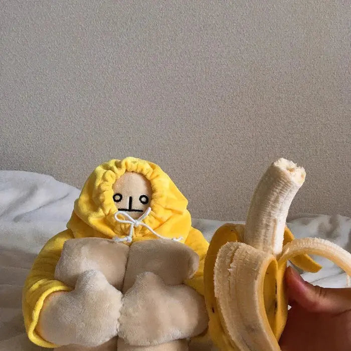 üzgün  muz adam peluş
