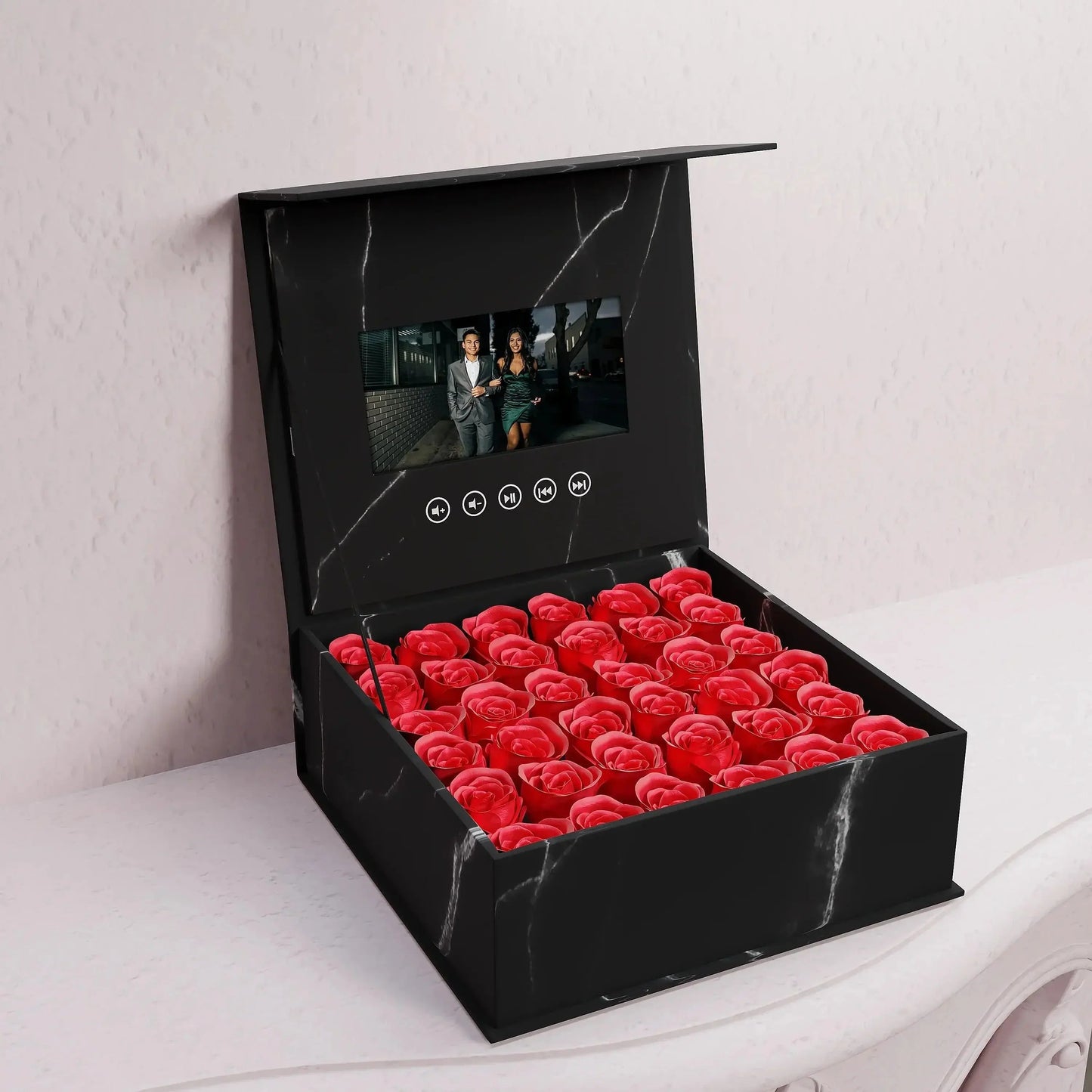 Digital Video Frame Rose Box