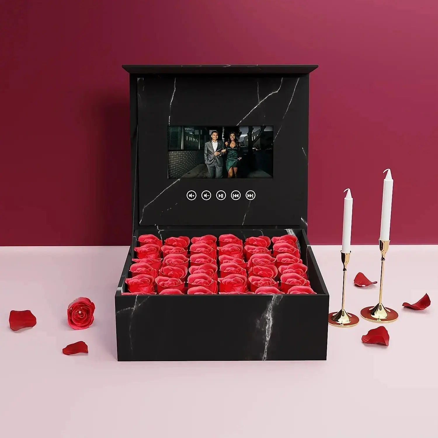 Digital Video Frame Rose Box